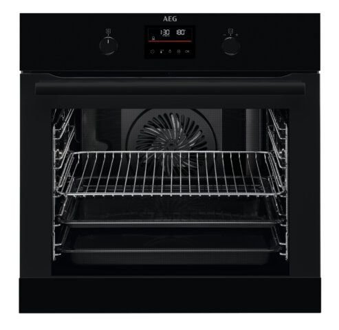 AEG BEB331110 Black: תנור בנוי גרמני 71 ליטר צבע שחור יוקרתי AEG BEB331110 Black: תנור בנוי גרמני 71 ליטר צבע שחור יוקרתי